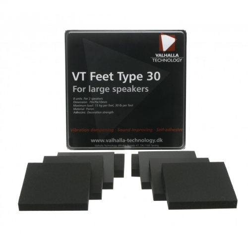 Valhalla Technology VT-Feet 30, 8-pack dmpftter i gruppen Tillbehr / Vibrationsdmpning hos Ljudfokus.se (143VTFEET30)