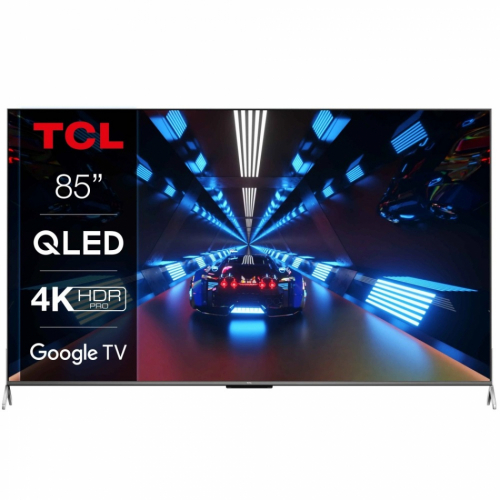 TCL 85C735, Ultra HD 4K HDR QLED-TV med Google 85-tum i gruppen Bild / Platt-TV hos Ljudfokus.se (15185C735)