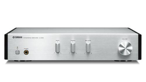 Yamaha A-670 stereofrstrkare, silver i gruppen Frstrkare / Stereofrstrkare hos Ljudfokus.se (159A670SI)