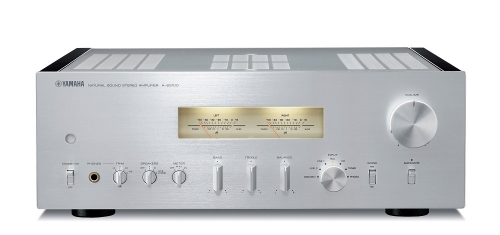 Yamaha A-S2100 frstrkare med retrodesign, silver i gruppen Frstrkare / Stereofrstrkare hos Ljudfokus.se (159AS2100SIPB)