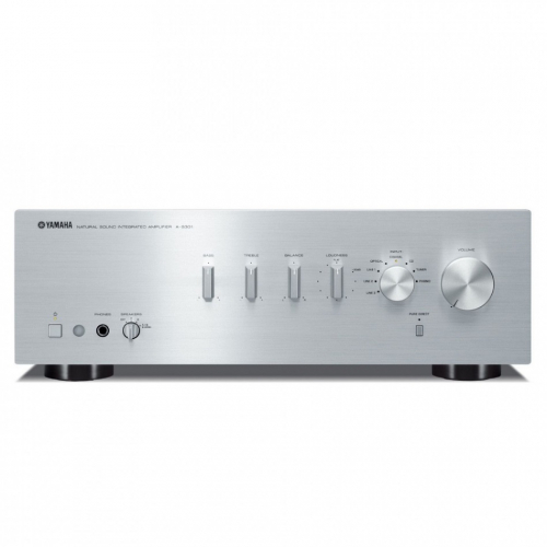 Yamaha A-S301 II stereofrstrkare med DAC & RIAA-steg, silver i gruppen Frstrkare / Stereofrstrkare hos Ljudfokus.se (159AS301SI2)