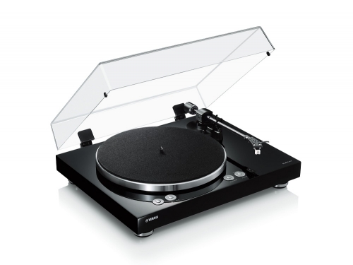 Yamaha MusicCast Vinyl 500 vinylspelare med ntverk, svart i gruppen Vinyl / Vinylspelare hos Ljudfokus.se (159ATTN503BL)