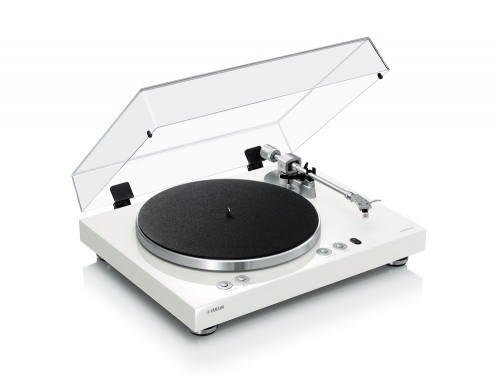 Yamaha MusicCast Vinyl 500 vinylspelare med ntverk, vit i gruppen Vinyl / Vinylspelare hos Ljudfokus.se (159ATTN503WH)