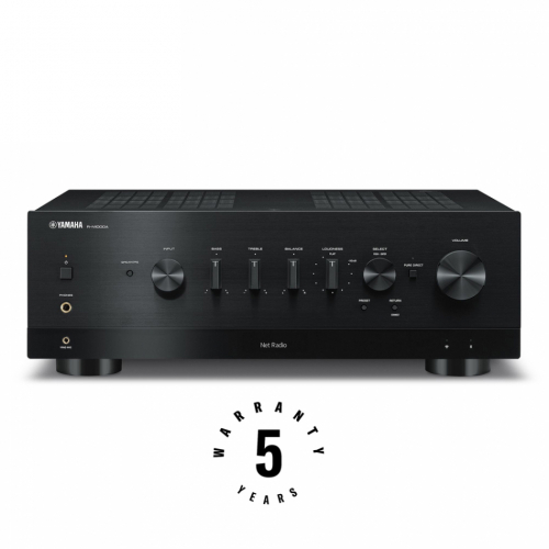 Yamaha R-N1000A stereofrstrkare med MusicCast, RIAA-steg & radio, svart i gruppen Multiroom / Streamingfrstrkare hos Ljudfokus.se (159RN1000ABL)