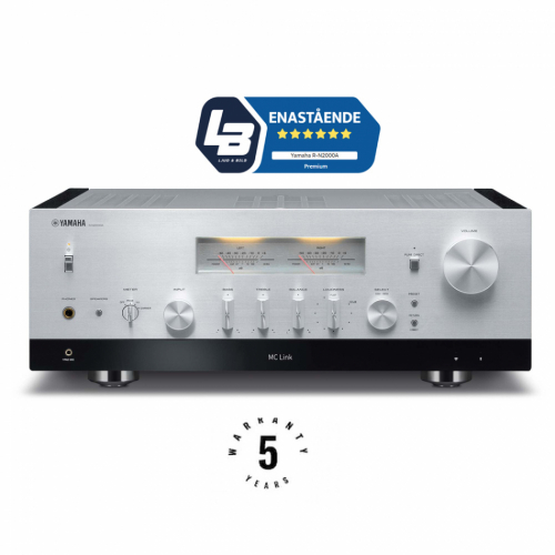Yamaha R-N2000A stereoförstärkare med nätverk & mät-EQ kalibrering, silver i gruppen Förstärkare / Stereoförstärkare hos Ljudfokus.se (159RN2000ASI)