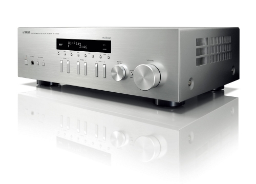 Yamaha R-N303D ntverksreceiver, silver i gruppen Frstrkare / Stereofrstrkare hos Ljudfokus.se (159RN303DSI)