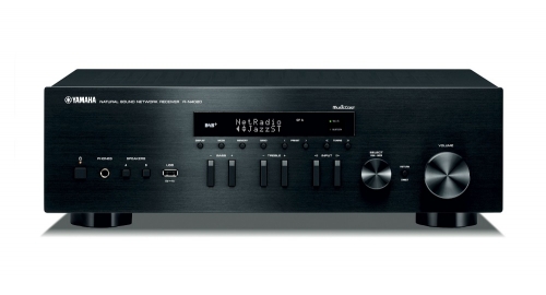 Yamaha MusicCast R-N402D stereoreceiver med ntverk, svart i gruppen Frstrkare / Stereofrstrkare hos Ljudfokus.se (159RN402DBL)