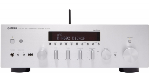 Yamaha MusicCast R-N602 receiver med nätverk, silver i gruppen Förstärkare / Stereoförstärkare hos Ljudfokus.se (159RN602SI)