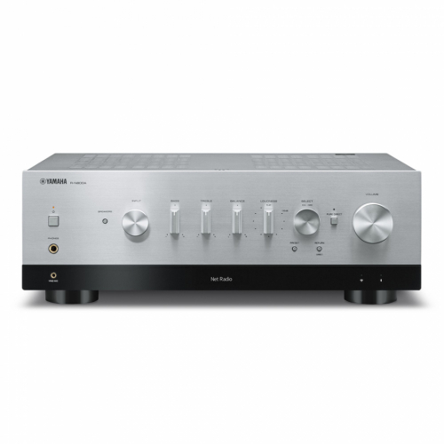 Yamaha R-N800A stereof�rst�rkare med MusicCast, RIAA-steg & radio, silver i gruppen F�rst�rkare / Stereof�rst�rkare hos Ljudfokus.se (159RN800ASI)