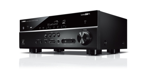 Yamaha RX-D485 biofrstrkare, svart i gruppen Frstrkare / Hemmabiofrstrkare hos Ljudfokus.se (159RXD485BL)