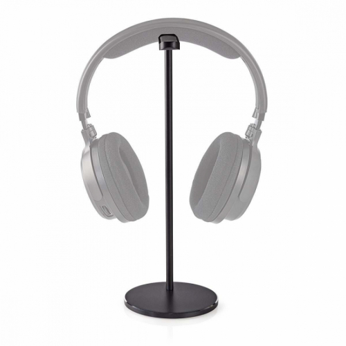 Nedis HPST-200 hrlursstll i aluminium, svart i gruppen Hrlurar / Hrlurstillbehr hos Ljudfokus.se (176HPST200BK)