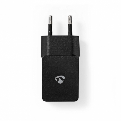 Nedis USB-vggladdare 2.4A med USB-A, svart i gruppen vrigt / Elektroniktillbehr hos Ljudfokus.se (176WCHAU240ABK)