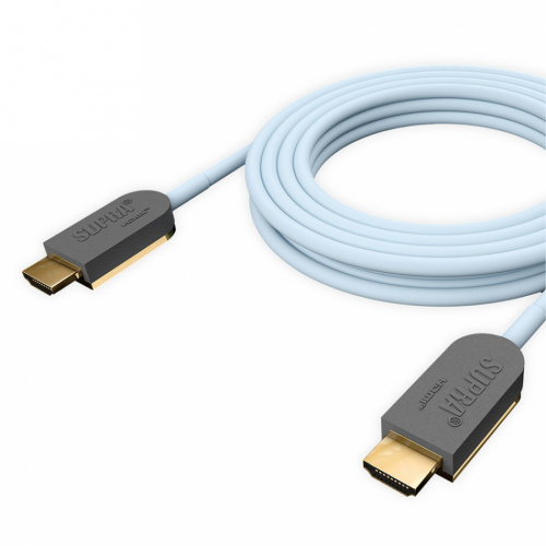 Supra HDMI AOC mk4 fiberoptisk HDMI-kabel 8K HDR, 10 meter i gruppen Kablar / HDMI-kablar hos Ljudfokus.se (215HDMIAOC10M)