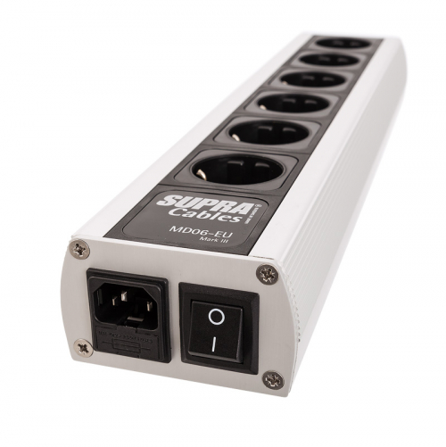 Supra MD06 MK3 Switch, grendosa med NIF-filter & strmbrytare i gruppen vrigt / Strmprodukter - Strmfilter hos Ljudfokus.se (215LORMD06MK3SW)