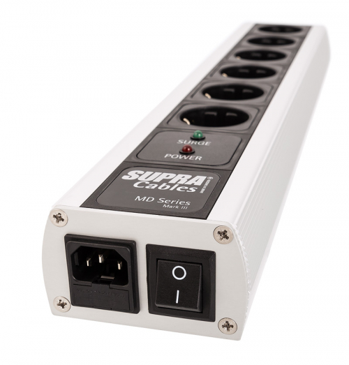 Supra MD06 MK3 SP Switch, grendosa med NIF-filter, verspnningsskydd & strmbrytare i gruppen vrigt / Strmprodukter - Strmfilter hos Ljudfokus.se (215MD06MK3SPSW)