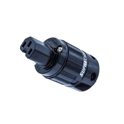 Supra Lorad Excalibur RC-IEC C15 Rhodium Edition, IEC-kontakt 10A i gruppen Kablar / Kontakter & Adapterpluggar hos Ljudfokus.se (215RHIECC15)