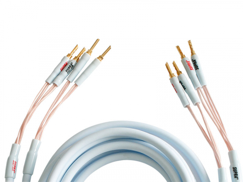 Supra XL Annorum, terminerad hgtalarkabel single-wire stereopar i gruppen Kablar / Hgtalarkablar hos Ljudfokus.se (215XLANNORUMSW)