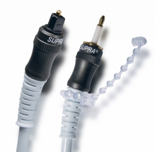 Supra ZAC MinTos optisk kabel med miniplugg i gruppen Kablar & kontakter / Digitala kablar hos Ljudfokus.se (215ZACMINI)