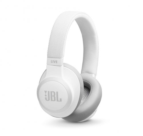 JBL LIVE 650BTNC Over-Ear hrlurar med rststyrning & brusreducering, vit i gruppen Hrlurar / Trdlsa hrlurar hos Ljudfokus.se (285LIVE650BTNCW)
