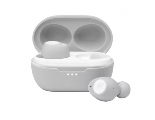 JBL Tune 115 True Wireless in-ear hrlurar med Bluetooth, vit i gruppen Hrlurar / Trdlsa hrlurar hos Ljudfokus.se (285T115TWSW)