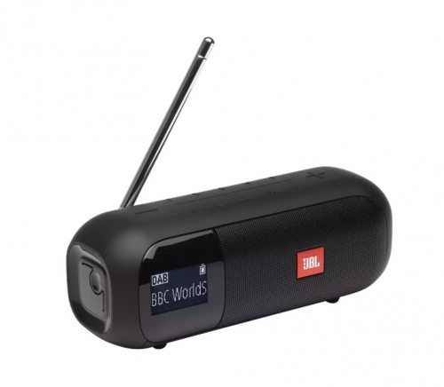 JBL Tuner 2 portabel DAB/FM-radio med Bluetooth, svart i gruppen Högtalare / Bluetooth högtalare hos Ljudfokus.se (285TUNER2B)