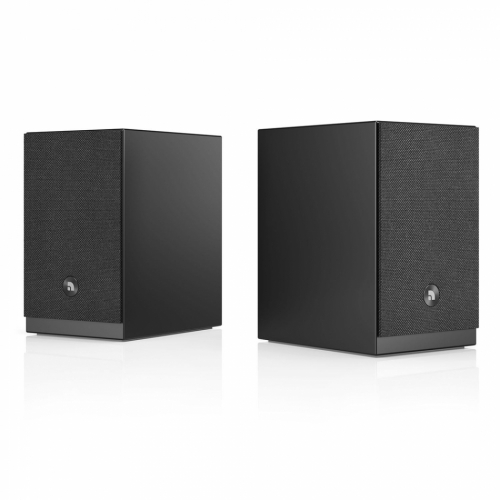Audio Pro A28 W streaminghögtalare powered by WiiM med HDMI ARC, svart par i gruppen Högtalare / Aktiva stereohögtalare hos Ljudfokus.se (287A28WB)