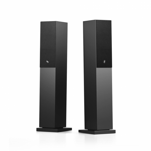 Audio Pro A38 W streaminghögtalare powered by WiiM med HDMI ARC, svart par i gruppen Högtalare / Aktiva stereohögtalare hos Ljudfokus.se (287A38WB)