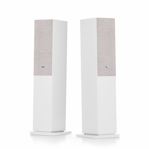 Audio Pro A48 W streaminghögtalare powered by WiiM med HDMI ARC, vitt par i gruppen Högtalare / Aktiva stereohögtalare hos Ljudfokus.se (287A48WW)