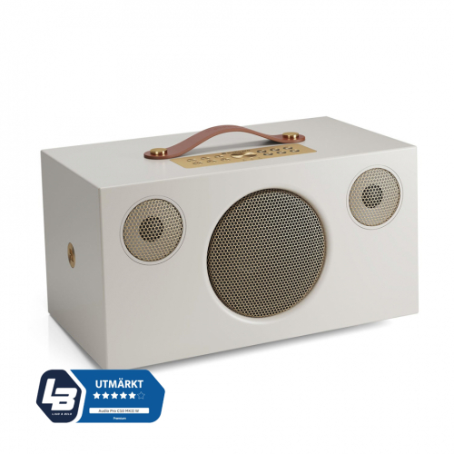 Audio Pro C10 MKII W Wifi-högtalare med Chromecast & AirPlay 2, Dune Classic i gruppen Multiroom / Trådlösa högtalare hos Ljudfokus.se (287C10MKIIWDC)