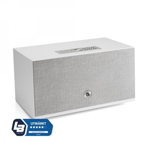 Audio Pro C10 MKII W Wifi-högtalare med Chromecast & AirPlay 2, vit i gruppen Multiroom / Trådlösa högtalare hos Ljudfokus.se (287C10MKIIWW)