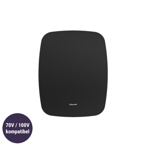 Klipsch PSM-525-T vädertålig högtalare 100V-kompatibel, svart styck i gruppen Installationsljud / Vädertåliga högtalare hos Ljudfokus.se (288PSM525TB)