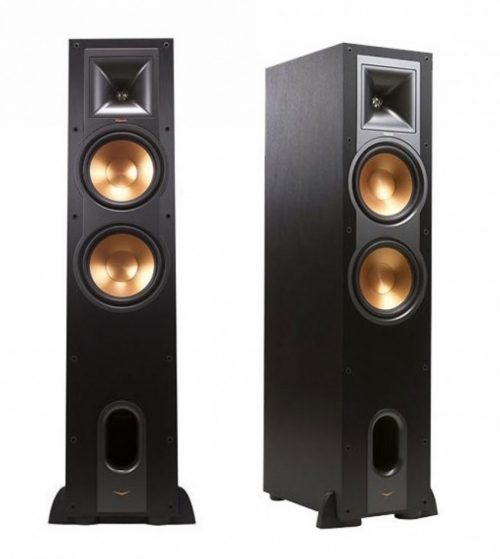 Klipsch R-28F golvhgtalare, svart par i gruppen Hgtalare / Golvhgtalare hos Ljudfokus.se (288R28F)