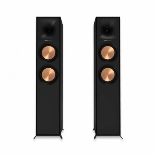 Klipsch R-600F hornladdade golvhgtalare, svart par i gruppen Hgtalare / Golvhgtalare hos Ljudfokus.se (288R600F)