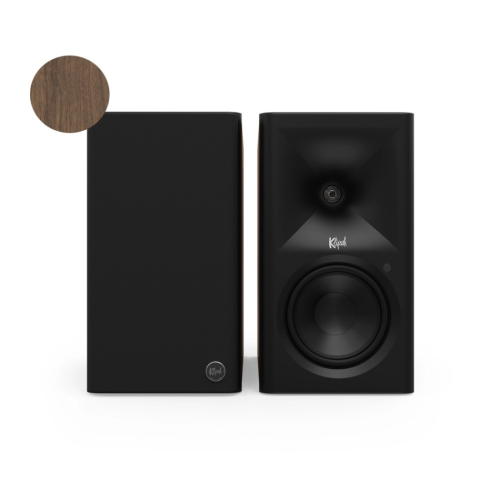 Klipsch The Fives II aktiva streaminghögtalare med HDMI & Dolby Atmos, valnöt par i gruppen Högtalare / Aktiva stereohögtalare hos Ljudfokus.se (288THEFIVESIIW)