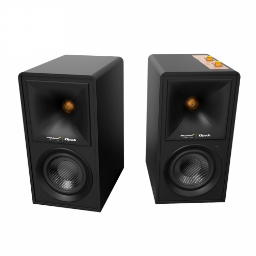 Klipsch The Fives McLaren Edition aktiva hgtalare med HDMI, svart par i gruppen Hgtalare / Datorhgtalare & TV-hgtalare hos Ljudfokus.se (288THEFIVESMCL)