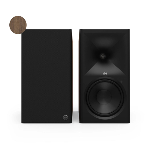 Klipsch The Nines II streaminghögtalare med HDMI, Dolby Atmos & Dirac Live, valnöt par i gruppen Högtalare / Aktiva stereohögtalare hos Ljudfokus.se (288THENINESIIW)