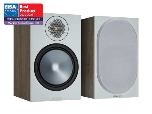 Monitor Audio Bronze 100 6G stativhgtalare, Urban Grey par i gruppen Hgtalare / Stativhgtalare hos Ljudfokus.se (289B100UG)
