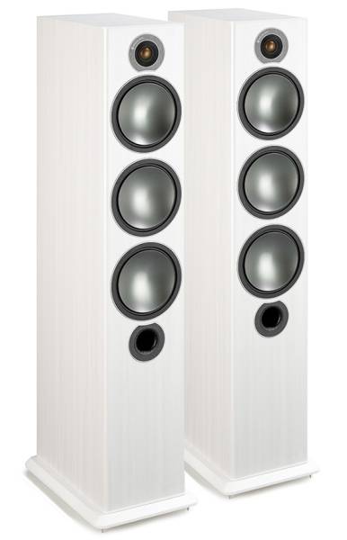 Monitor Audio Bronze 6 golvhgtalare, vit ask i gruppen Hgtalare / Golvhgtalare hos Ljudfokus.se (289BRONZE6WH)