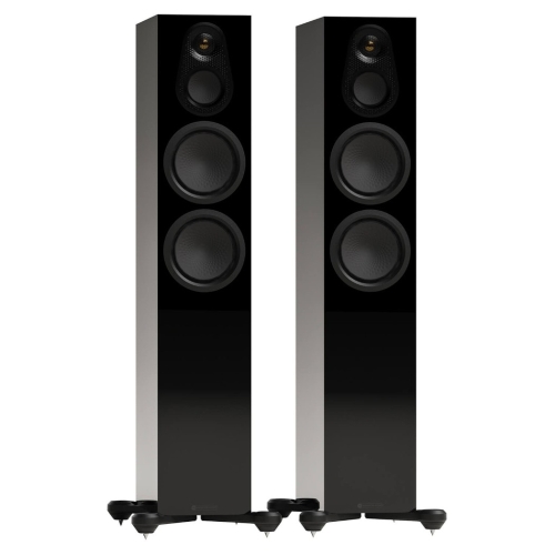Monitor Audio Silver 300 8G golvhögtalare, svart par i gruppen hos Ljudfokus (289S3008GB)