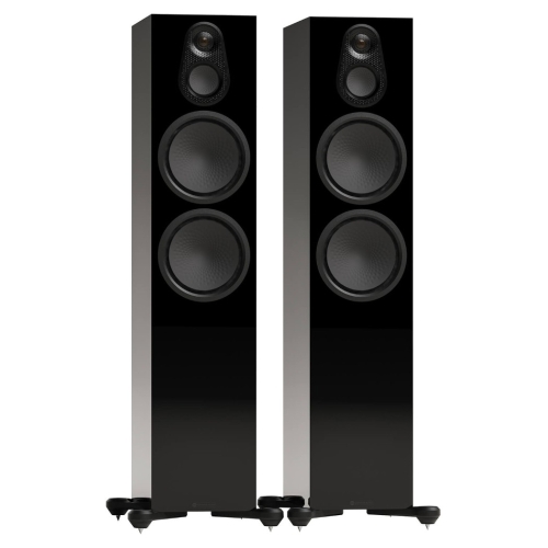 Monitor Audio Silver 500 8G golvhögtalare, svart par i gruppen hos Ljudfokus (289S5008GB)