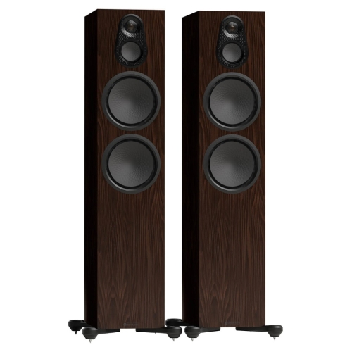 Monitor Audio Silver 500 8G golvhögtalare, valnöt par i gruppen hos Ljudfokus (289S5008GWA)