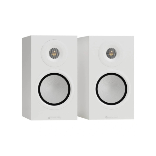 Monitor Audio Silver 50 8G stativhögtalare, mattvitt par i gruppen Högtalare / Stativhögtalare hos Ljudfokus (289S508GW)