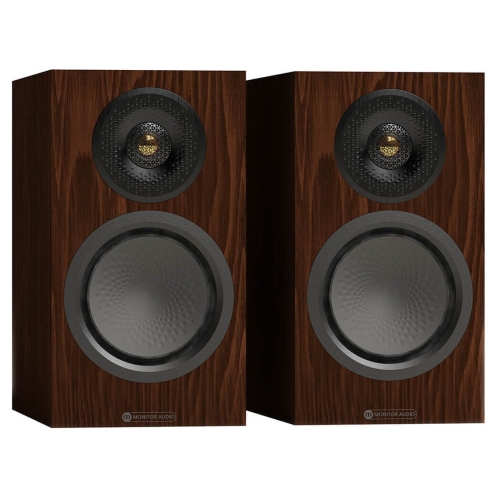 Monitor Audio Silver 50 8G stativhögtalare, valnöt par i gruppen hos Ljudfokus (289S508GWA)