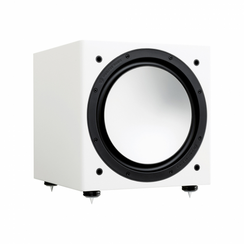 Monitor Audio Silver W-12, aktiv subwoofer mattvit i gruppen Hgtalare / Subwoofers hos Ljudfokus.se (289SILVERW12WH)