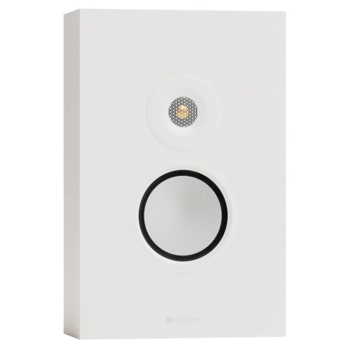 Monitor Audio Silver On-Wall 8G vägghögtalare, vit i gruppen hos Ljudfokus (289SOW8GW)