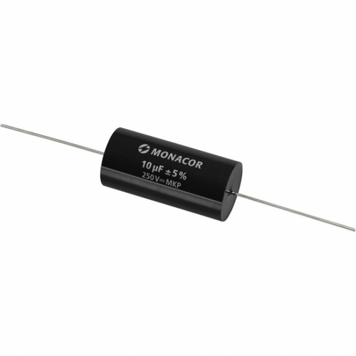 Monacor MKPA-100 Filmkondensator Polypropylen 10 uF, 250V i gruppen Byggsats / Delningsfilter hos Ljudfokus.se (290MKPA100)