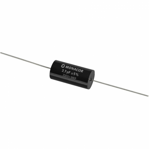 Monacor MKPA-27 Filmkondensator Polypropylen 2.7 uF, 250V i gruppen Byggsats / Delningsfilter hos Ljudfokus.se (290MKPA27)