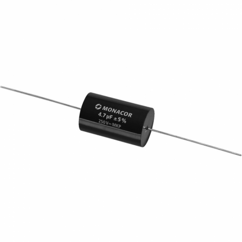 Monacor MKPA-47 Filmkondensator Polypropylen 4.7 uF, 250V i gruppen Byggsats / Delningsfilter hos Ljudfokus.se (290MKPA47)