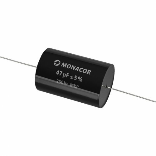 Monacor MKPA-470 Filmkondensator Polypropylen 47uF, 250V i gruppen Byggsats / Delningsfilter hos Ljudfokus.se (290MKPA470)