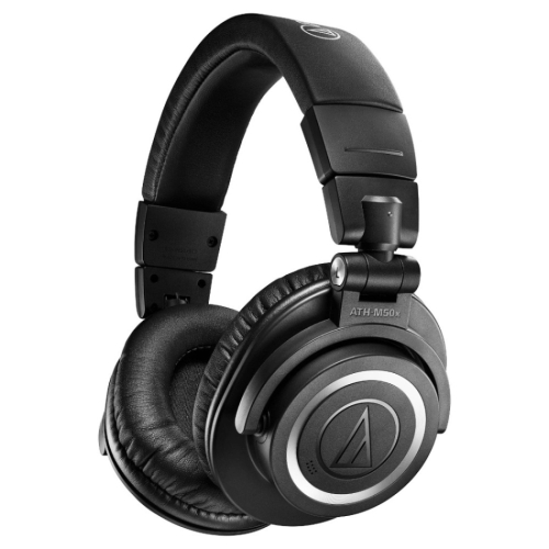 Audio Technica ATH-M50xBT2 trådlösa over-ear hörlurar, svart i gruppen Hörlurar / Trådlösa hörlurar hos Ljudfokus.se (292ATHM50XBT2)